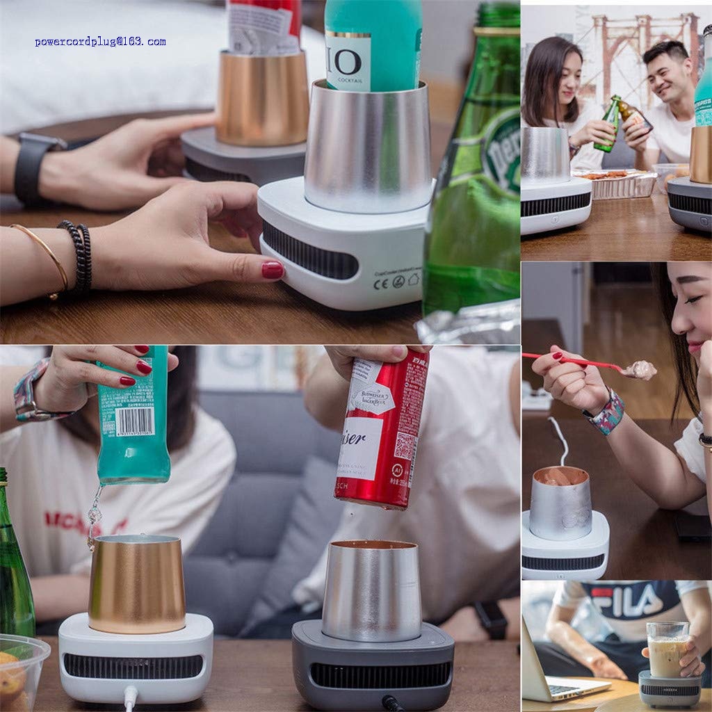 Cupcooler Drinks Beverage Cooler Extreme Fast Cooling Portable USB Refrigerator