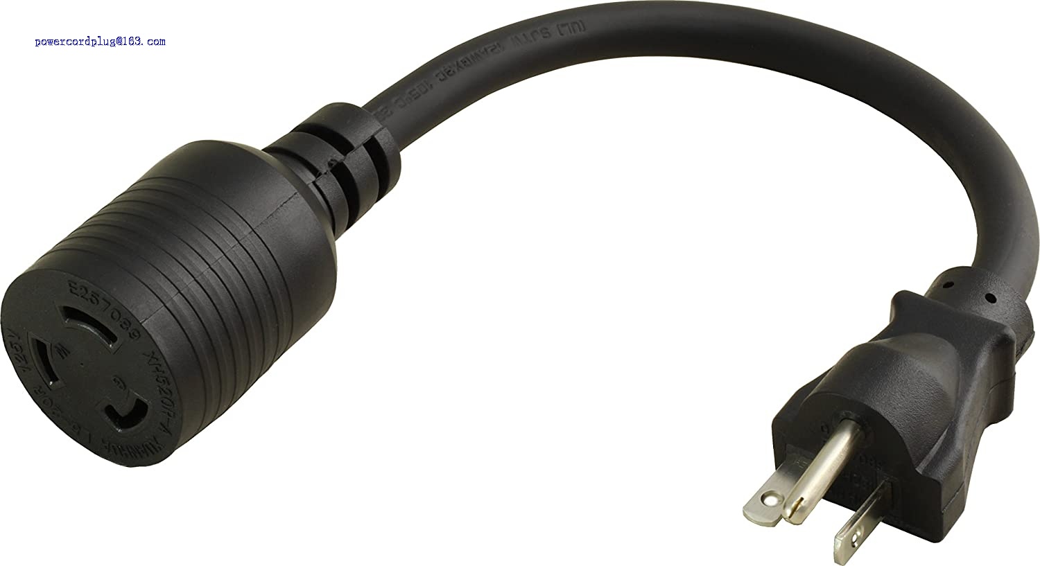 NEMA 5-20P 20Amp 125Volt Plug to Locking 20Amp L5-20R Female Connector Adapter Cord