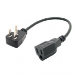 UL short power cable 5-15P/5-15R extension cord
