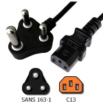 SANS164-1 ﻿to C13 Power Cords