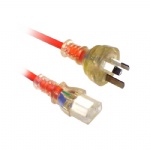 Medical Power Cable Aus 3 Pin Mains Plug to IEC C13