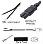 AC Power Cord ROJ to IEC 60320 C7 Connector