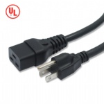 Power cord NEMA 5-15P Male Plug to C19