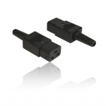 IEC C19 Lead Female Socket Connector Plug Re-wireable