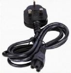 3 Pin UK Notebook Power Cord BS 13636 to IEC320 C5