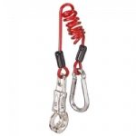 Red Coiled Cable Trailer Tie horse tack equine