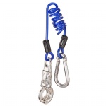 Coiled Cable Trailer Tie Royal Blue