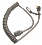 Coil Cord with Belt Clip
