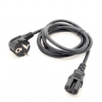 European male to IEC 320 C15 power cable Eu to Kettle plug cord