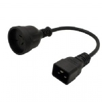 SAA female to IEC 320 C20 power extension cord